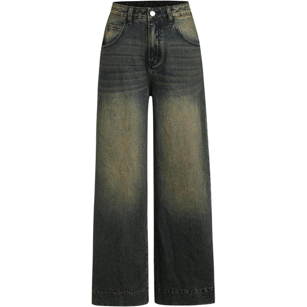 imageCIDER High Waist Straight Leg JeansDenim