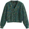 imageCIDER Colorful VNeck Knit Cardigan Green XS