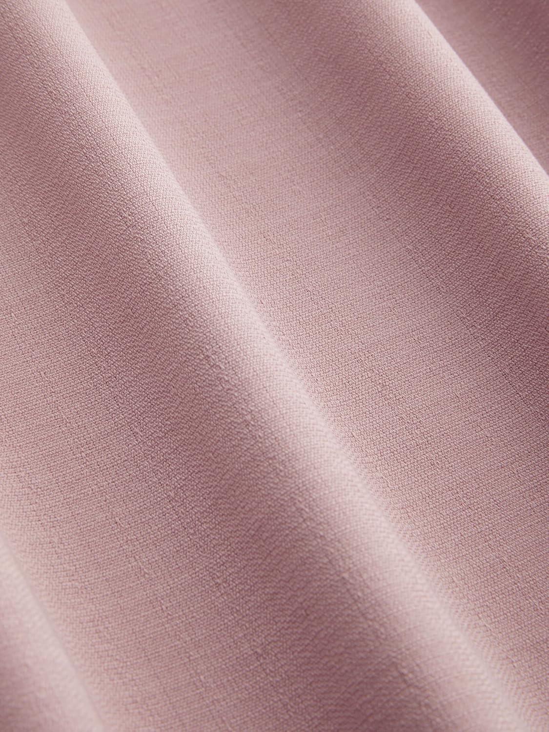 imageCIDER Solid High Waist Pleated Wide Leg Trousers Curve ampamp PlusPink