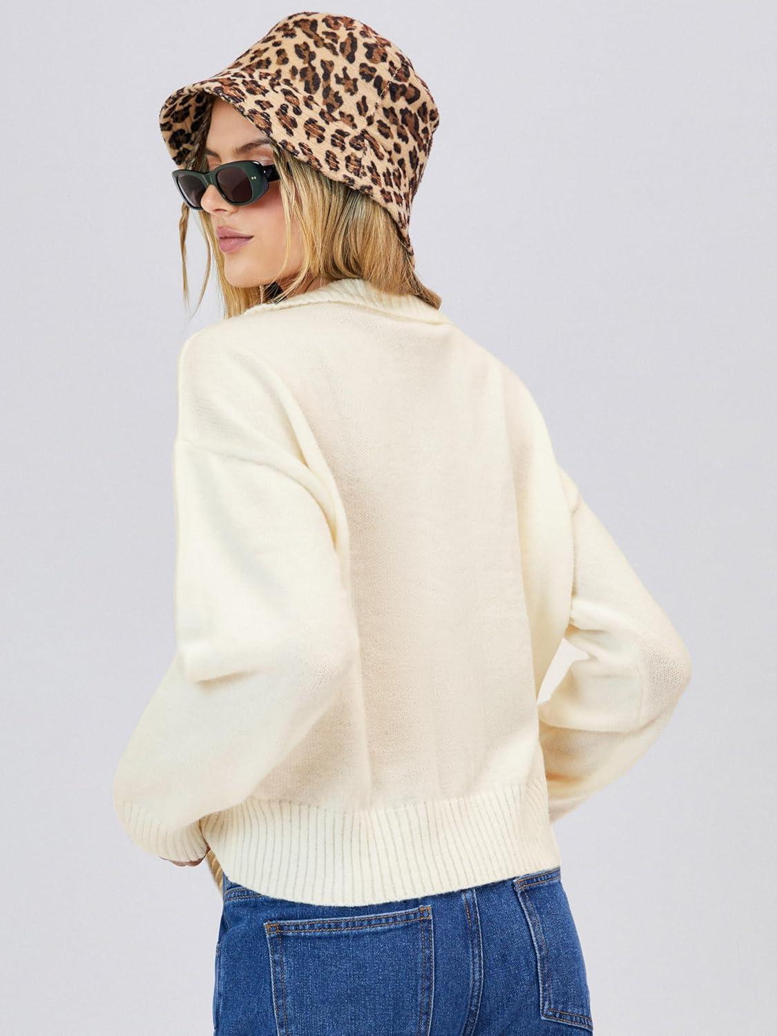 imageCIDER Weave Knit Zipped SweatshirtIvory