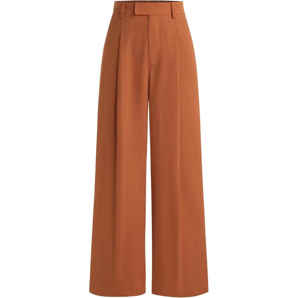 imageCIDER Woven Straight Leg TrousersOrange