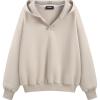 imageCIDER Jersey Hooded Solid Oversized SweatshirtKhaki