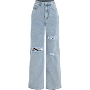 CIDER Denim Basic Ripped Jeans(Denim)