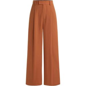 CIDER Woven Straight Leg Trousers(Orange)