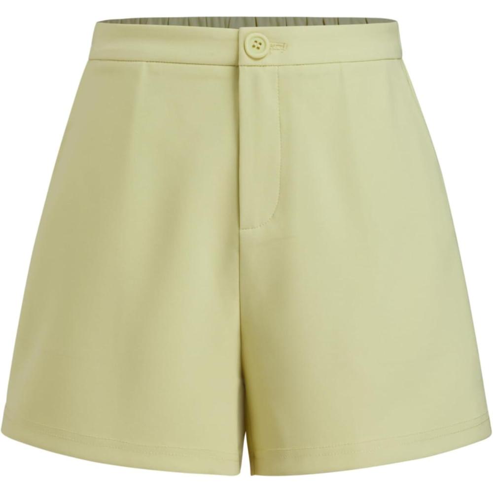 imageCIDER Womens Dress Shorts High Waist Casual Summer Shorts with PocketsPale Green