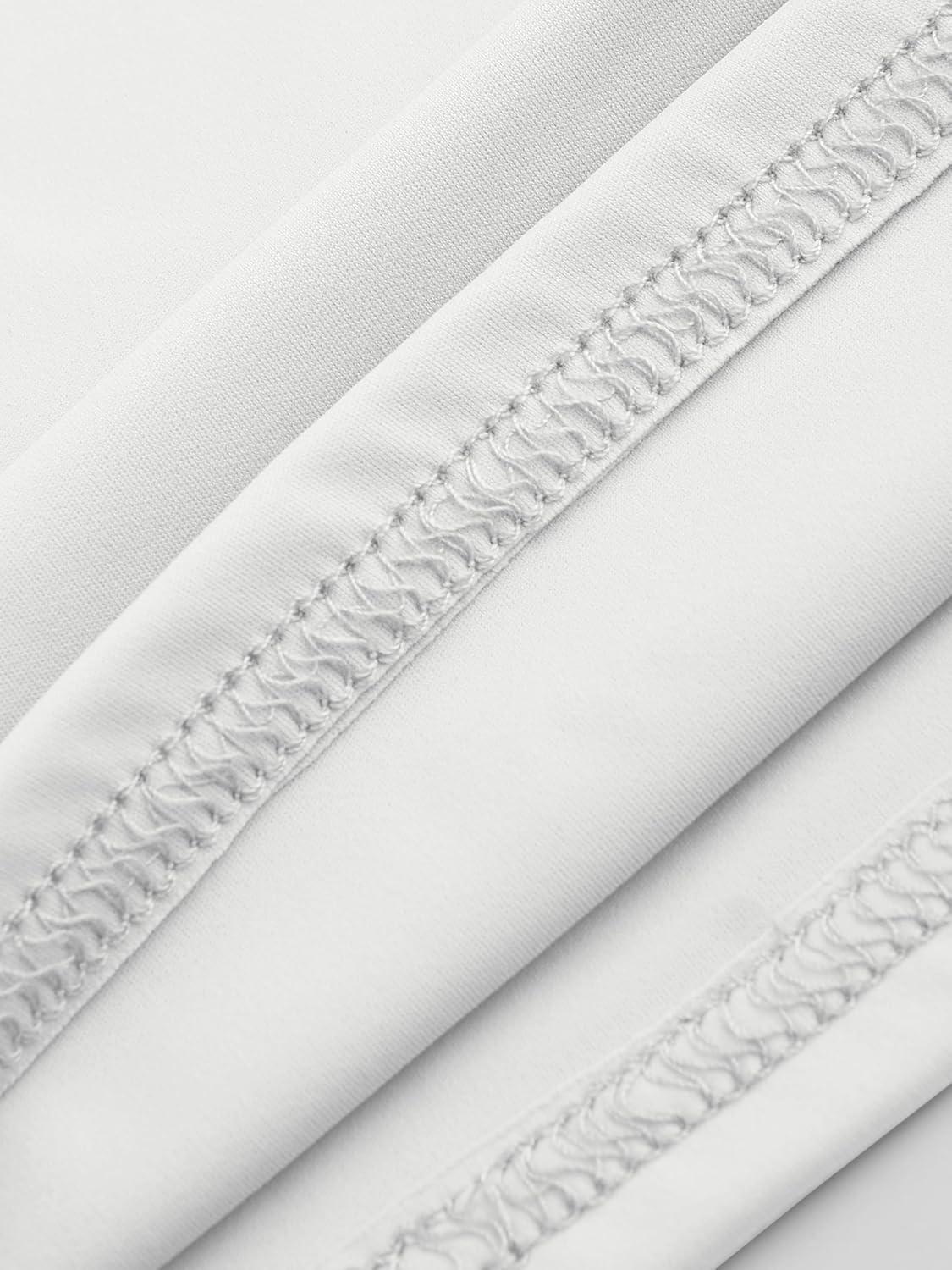 imageCIDER High Stretch Double Layered Strapless Solid Tube TopWhite