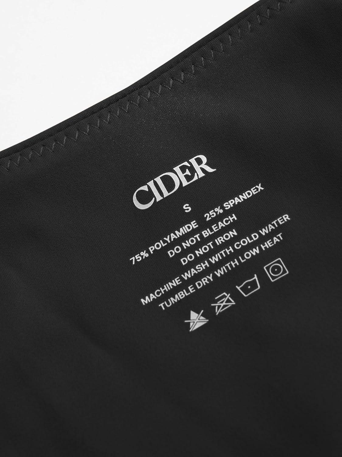 imageCIDER High Stretch Double Layered UNeck Solid Tank TopBlack