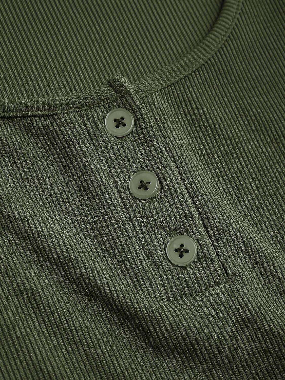 imageCIDER Rib Button Drawstring Midi DressOlive Green