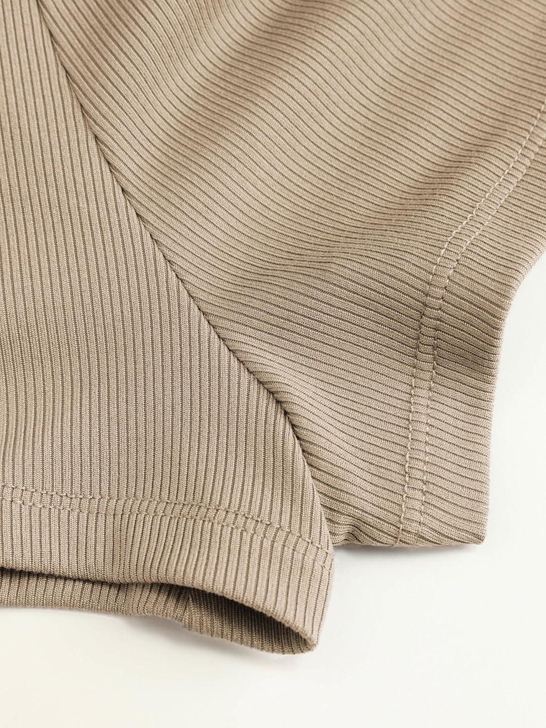 imageCIDER Ruched Drawstring Mini SkortKhaki