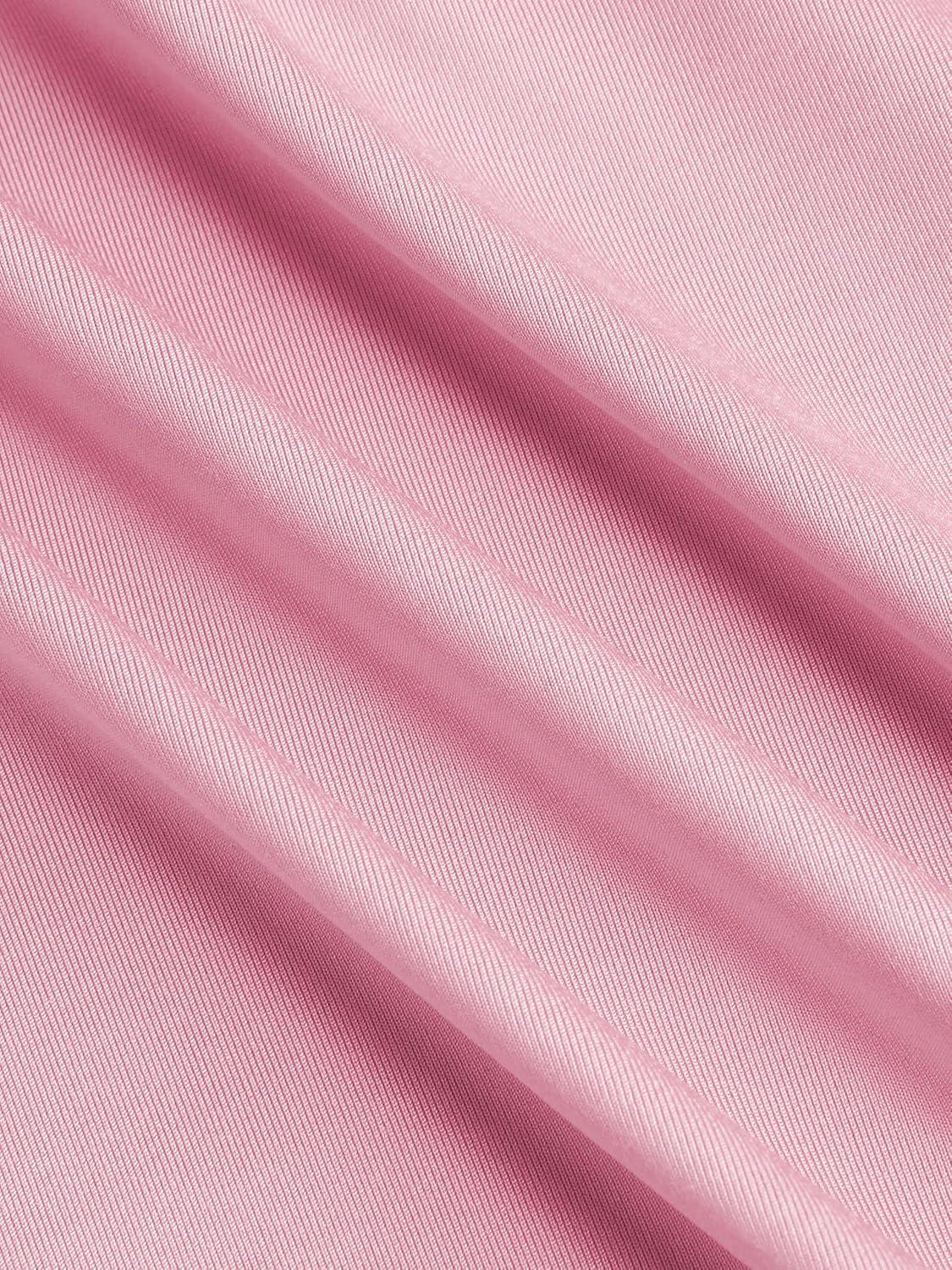 imageCIDER Ruched Lettuce Trim Bowknot Crop Cami TopPink