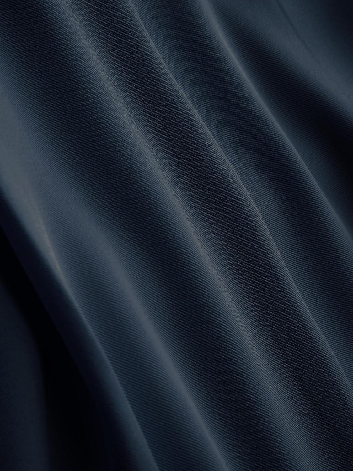 imageCIDER Solid Mid Waist Pleated Mini SkirtNavy Blue