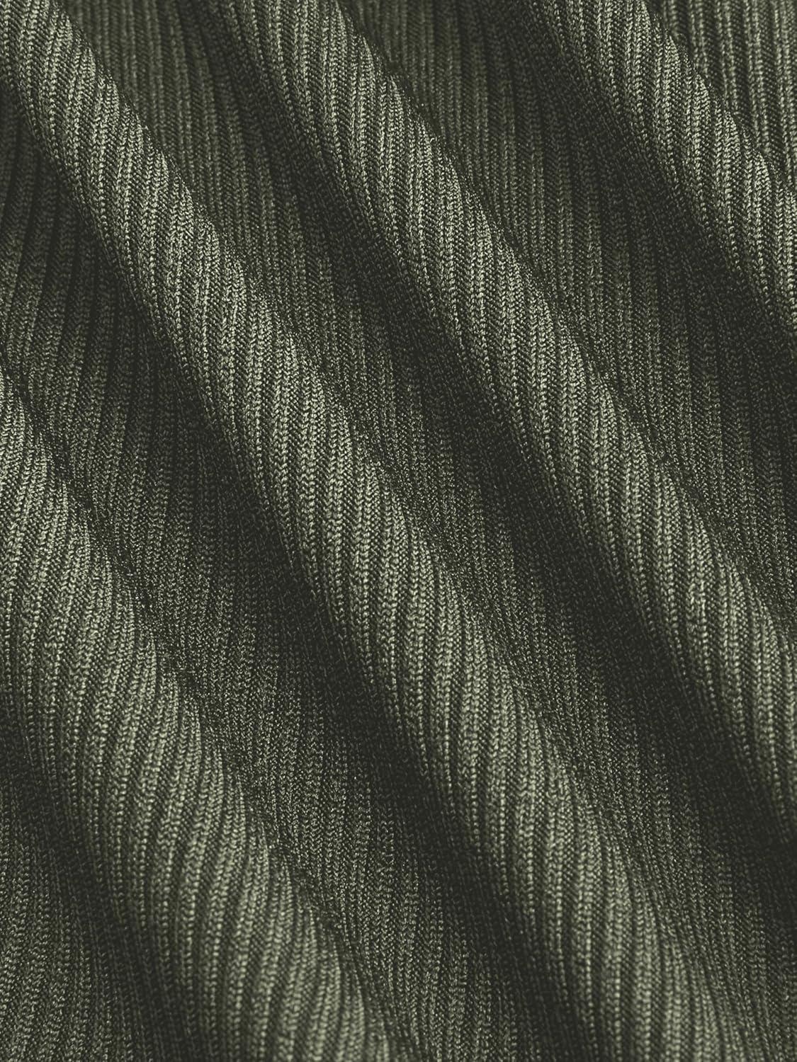 imageCIDER Womens Cut Out Tops Asymmetrical Neck Sleeveless Crop Tank Tops Slim Fitted Ribbed Tee Trendy Y2K OutfitsGreen