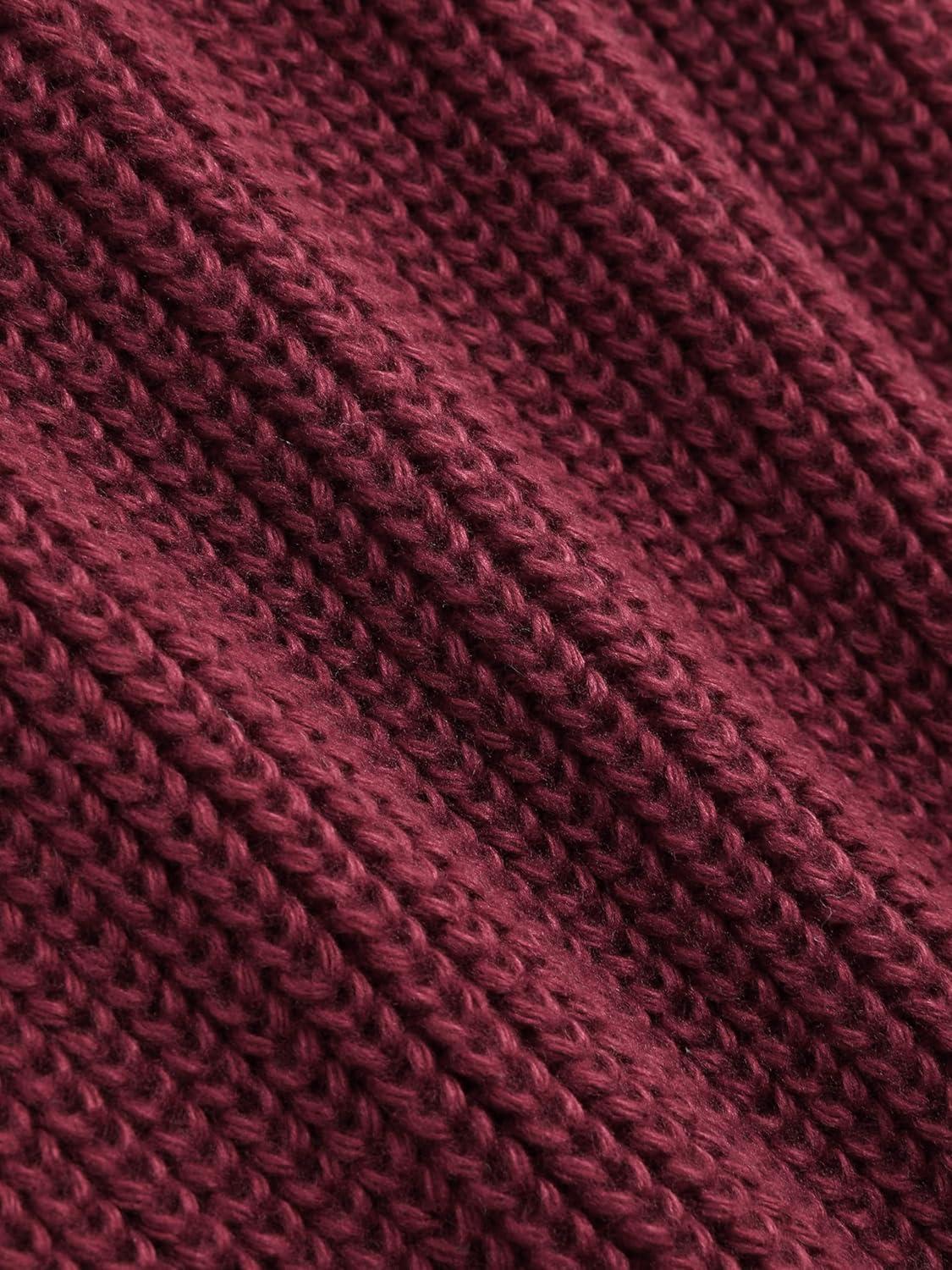 imageCIDER Womens Mock Neck Sleeveless Sweater Tops Cap Sleeve Sweater Vests Tank TopsCarmine