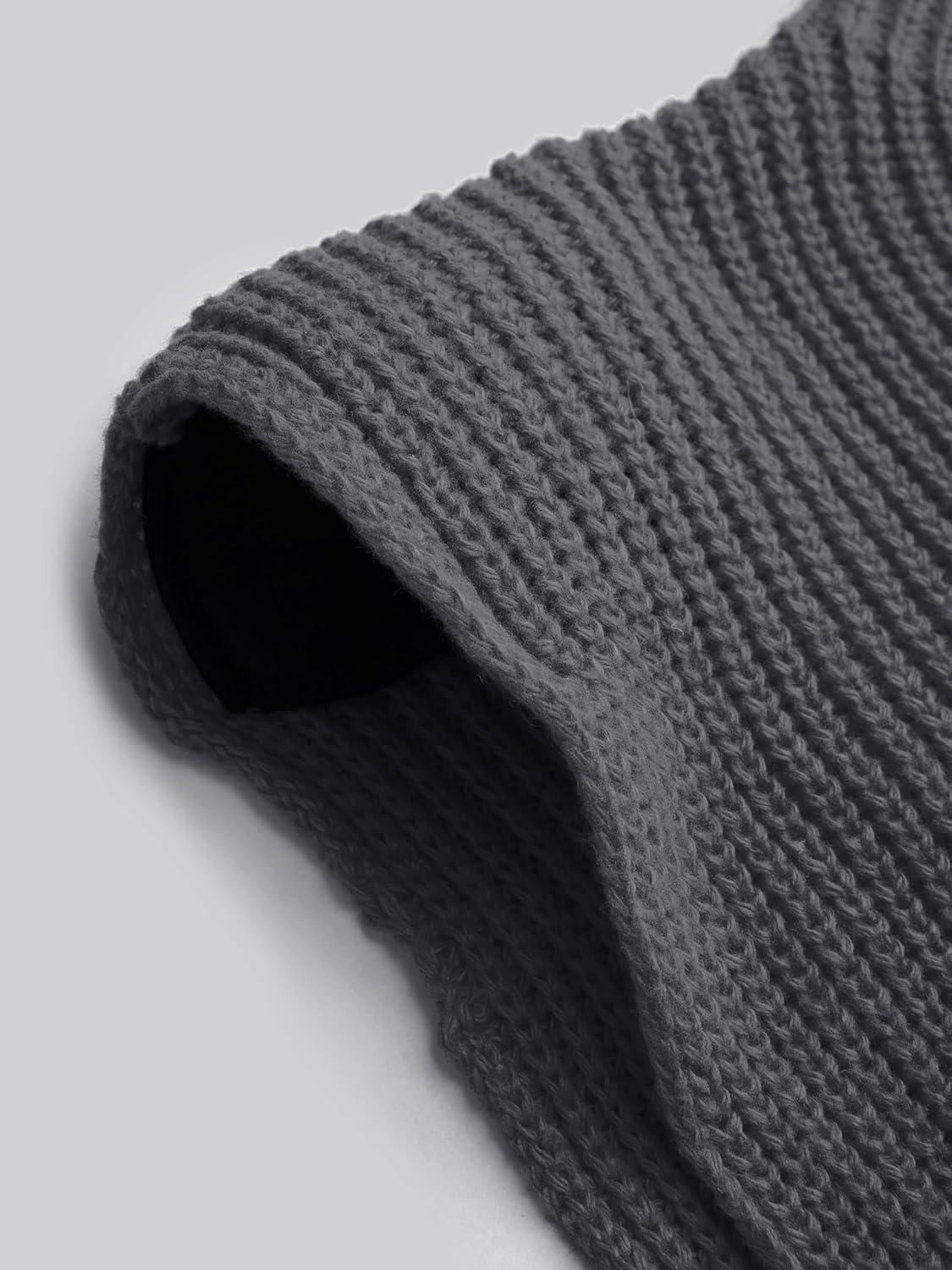 imageCIDER Womens Mock Neck Sleeveless Sweater Tops Cap Sleeve Sweater Vests Tank TopsGrey