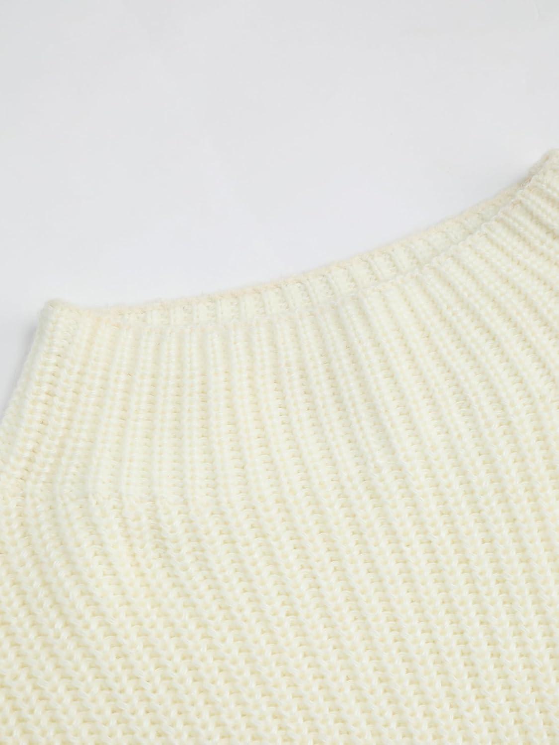 imageCIDER Womens Mock Neck Sleeveless Sweater Tops Cap Sleeve Sweater Vests Tank TopsWhite