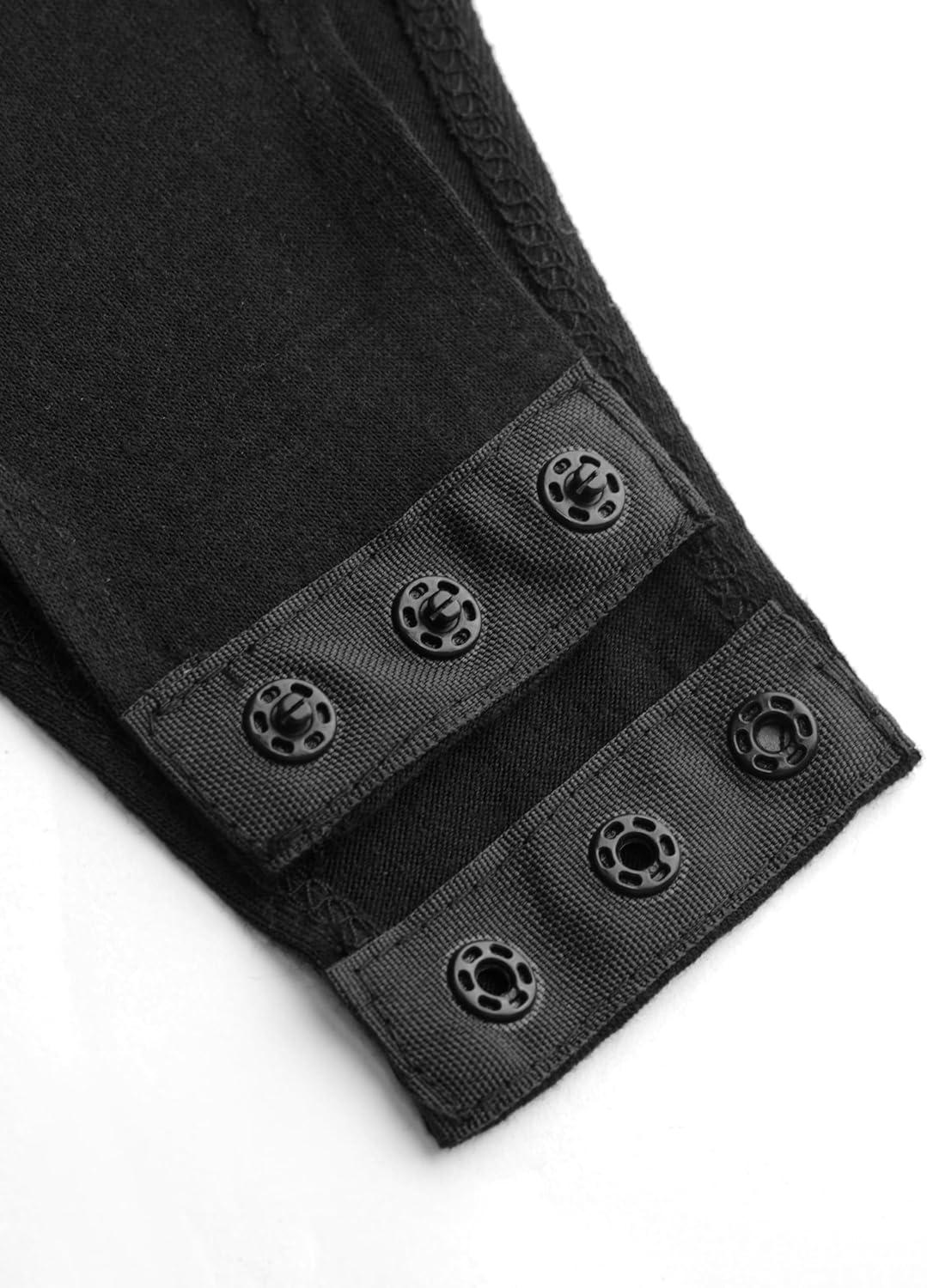 imageCIDER Womens Round Neck Solid Short Sleeve BodysuitBlack