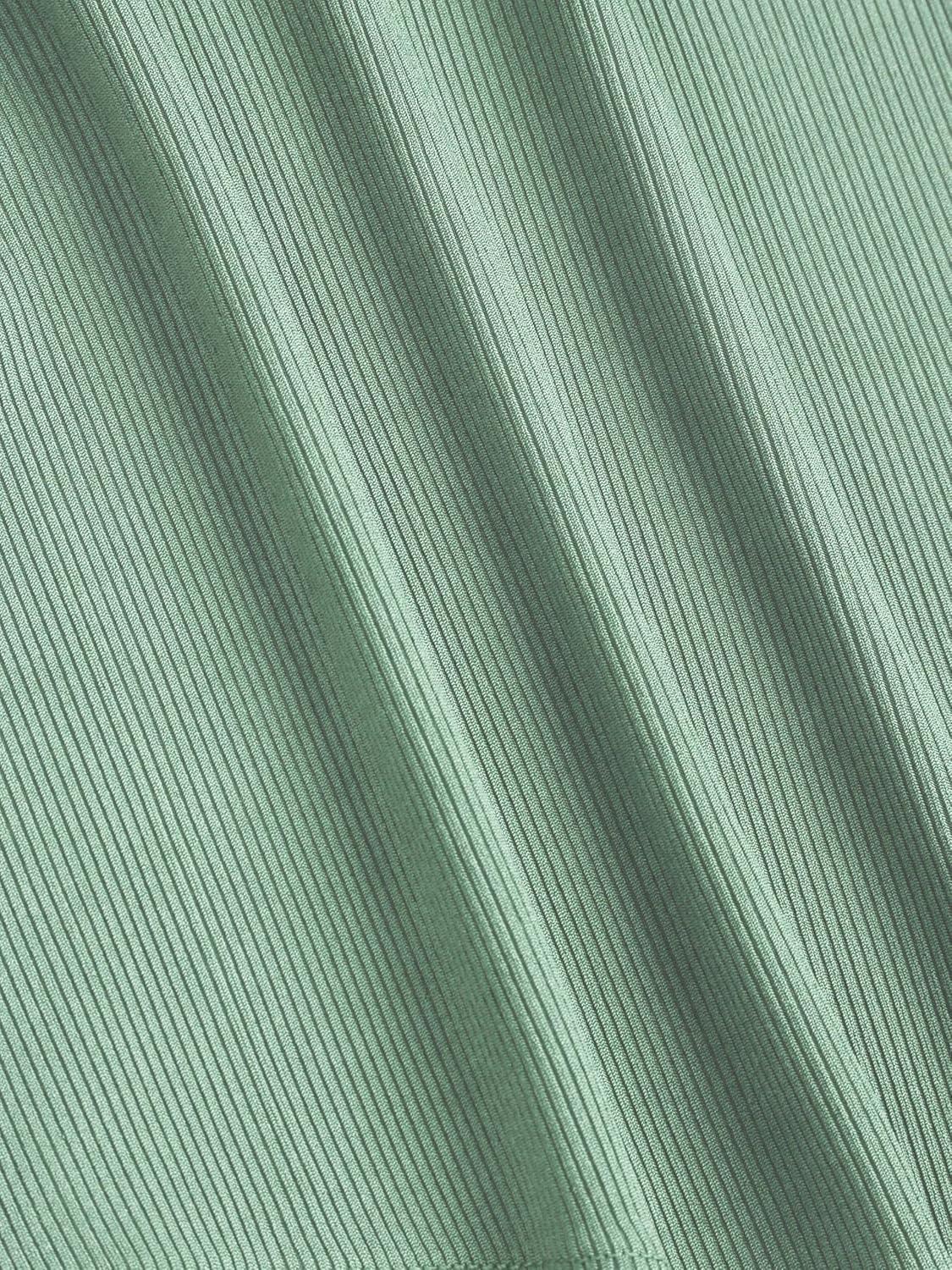 imageCIDER Womens Sleeveless Summer Dress Casual Wrap Bodycon Ruched Dress Tie Waist Beach Mini DressesGreen