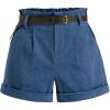 imageCIDER Camel Corduroy Mini ShortsBlue