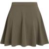 imageCIDER Solid High Waist Mini SkirtGreen
