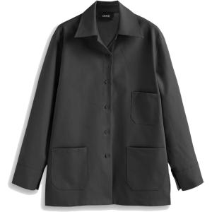 CIDER Cool Faux Leather Jacket(Black)