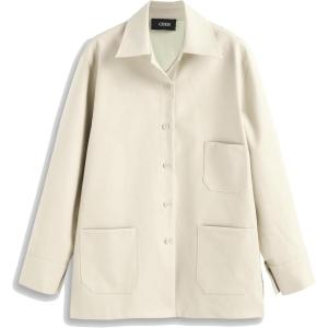 CIDER Cool Faux Leather Jacket(Khaki)