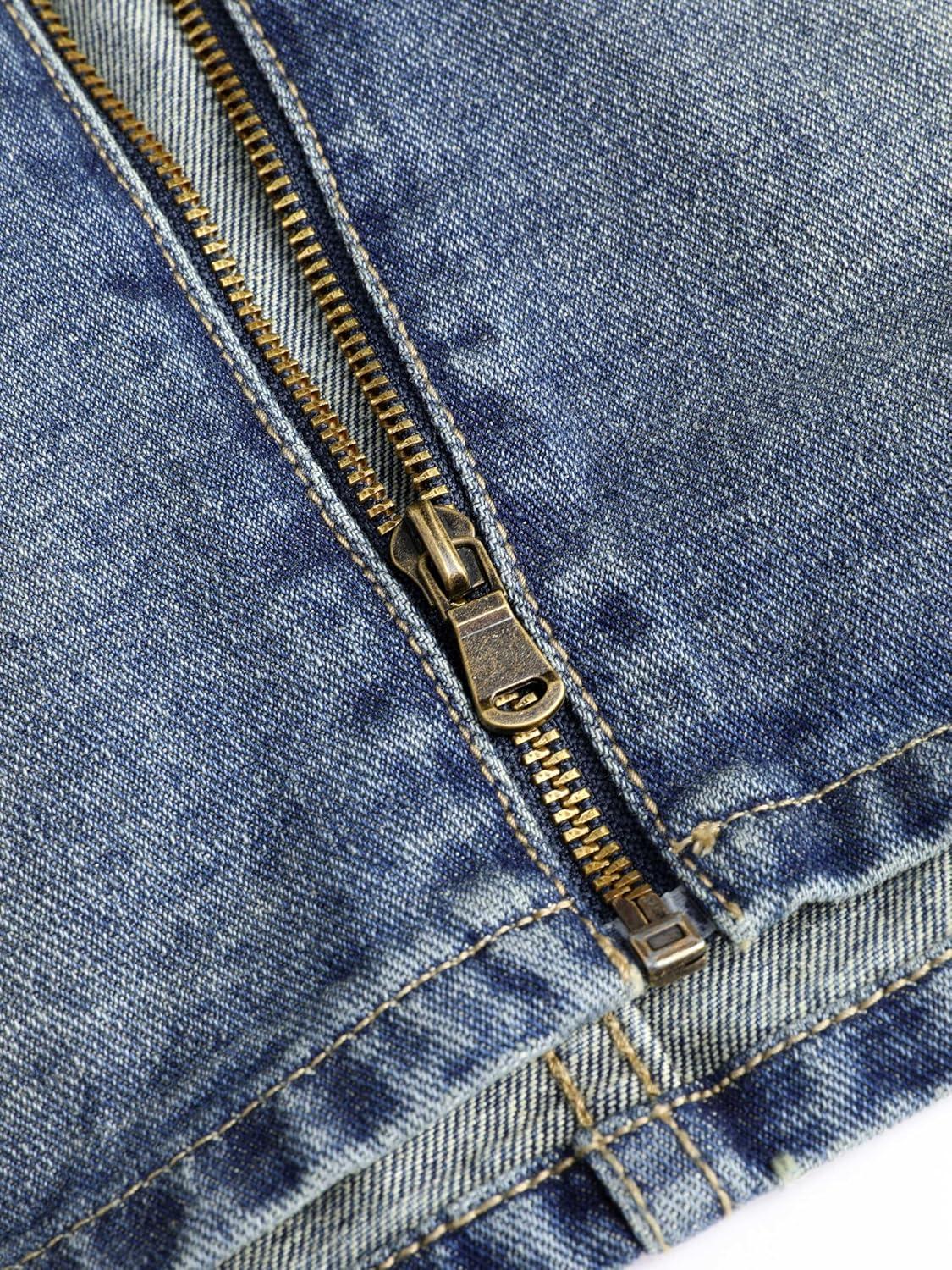 imageCIDER Denim Zip Up Belted Mini SkirtDenim