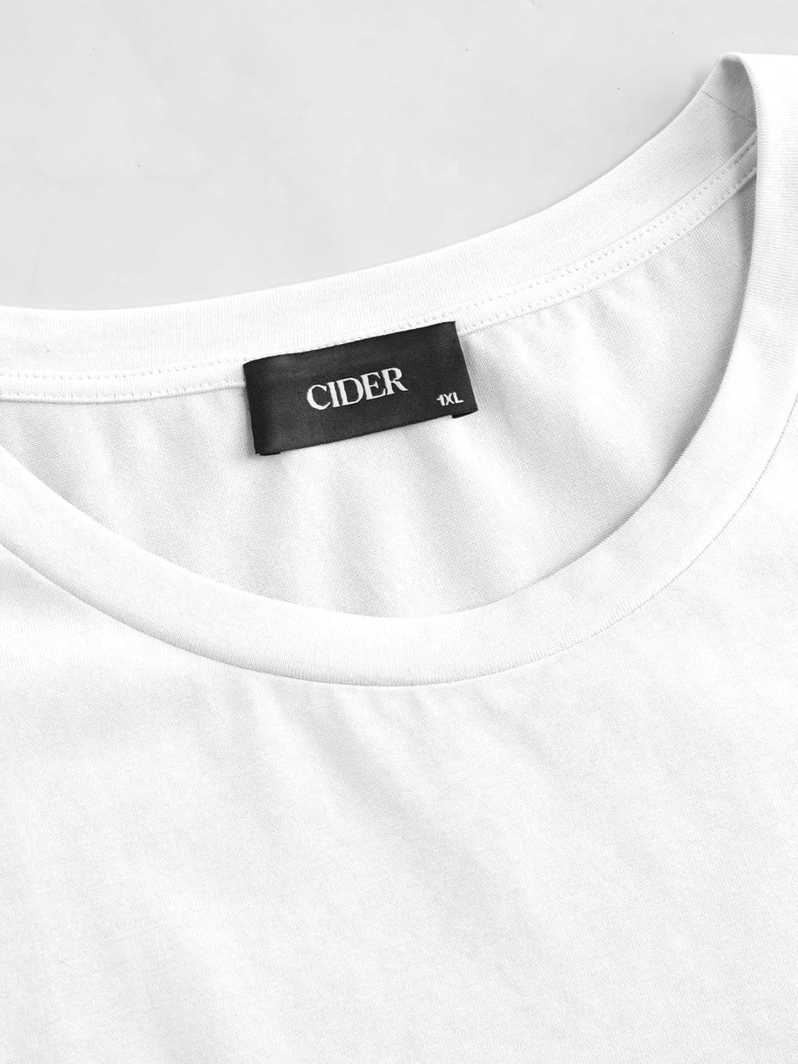 imageCIDER Round Neckline Oversized Crop Top Curve ampamp PlusWhite