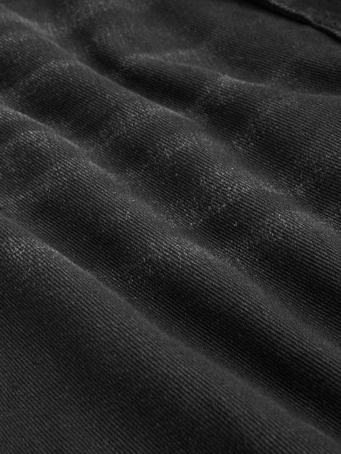 imageCIDER Denim High Waist Pocket Wide Leg JeansBlack