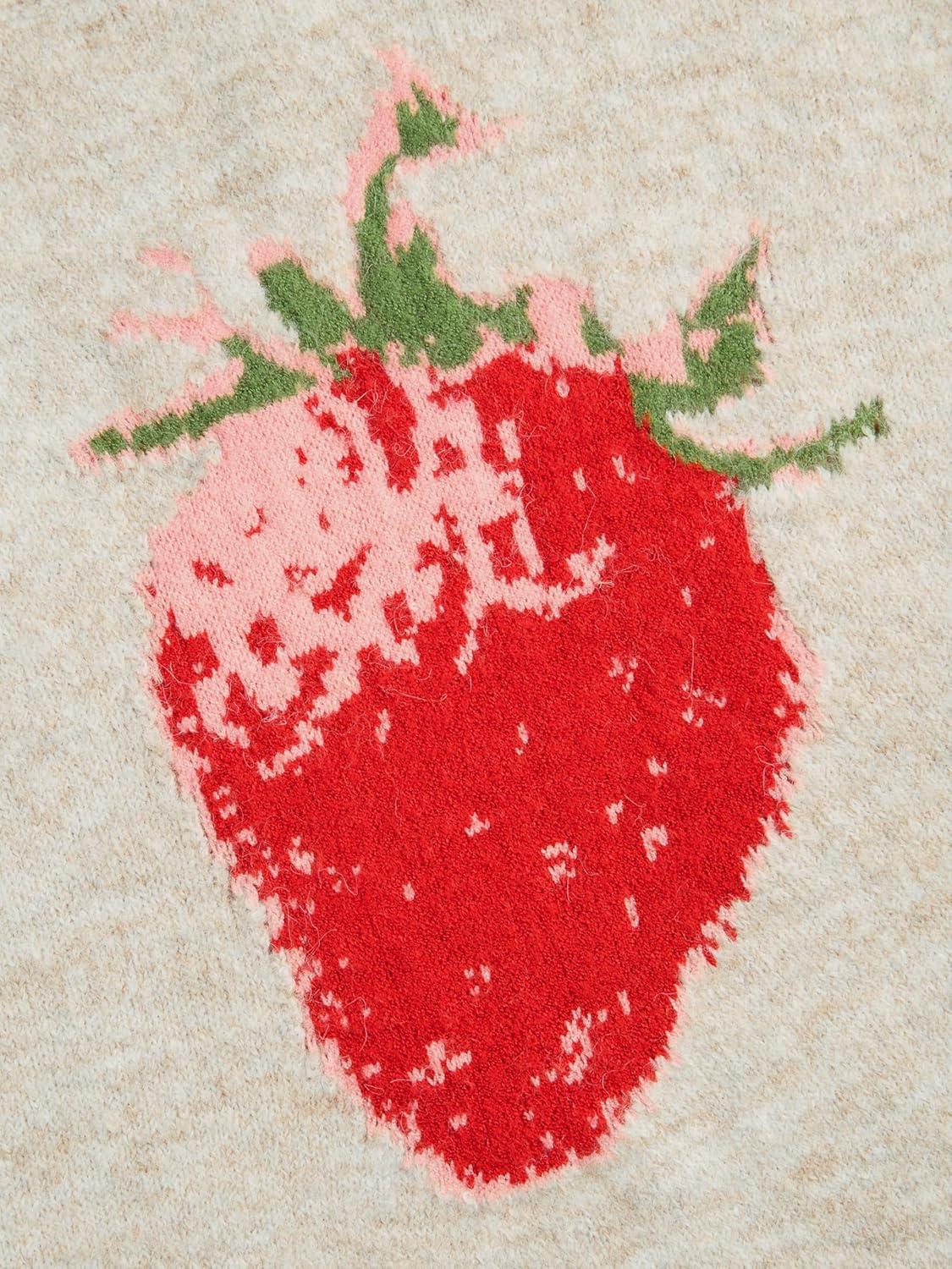 imageCIDER Womens Sweater Vest Knit Sleeveless Pear Cute Graphic Sweater Vest Tank Top Fall OutfitsChampagne