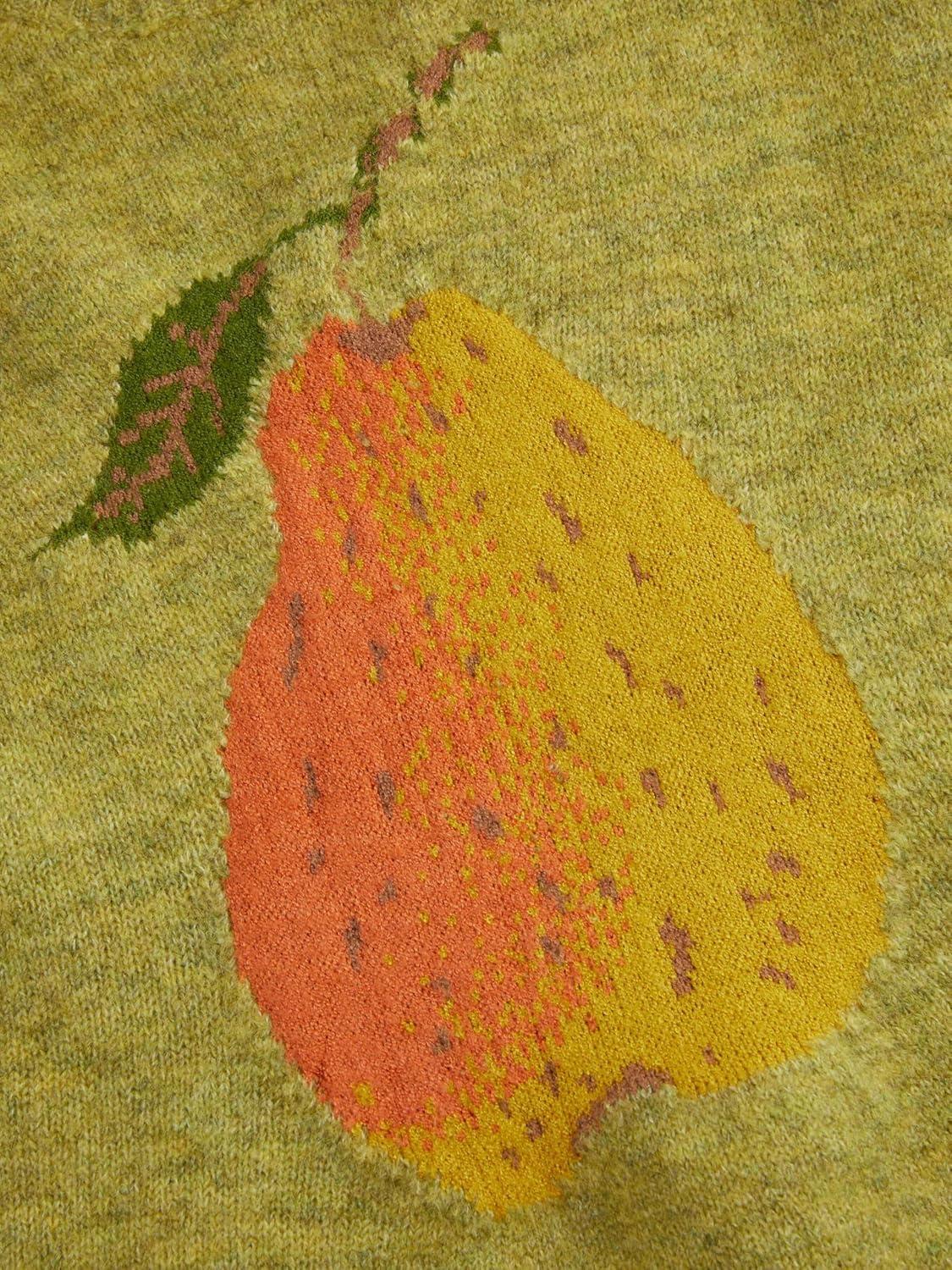 imageCIDER Womens Sweater Vest Knit Sleeveless Pear Cute Graphic Sweater Vest Tank Top Fall OutfitsOlive Green