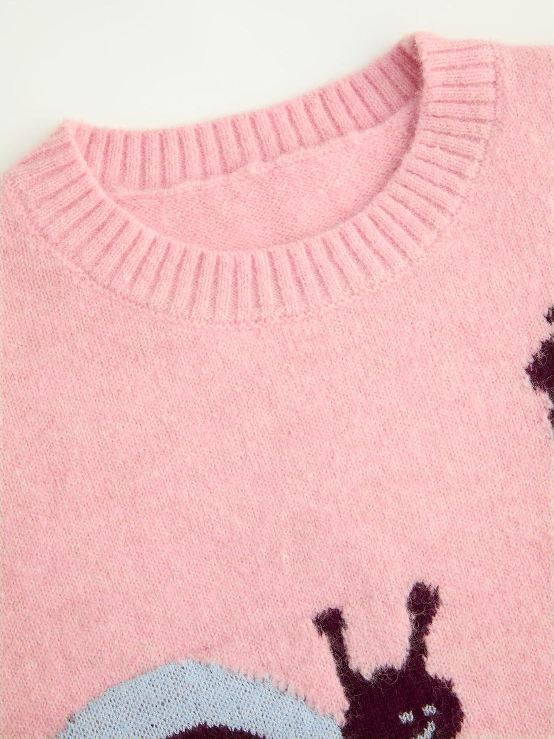 imageCIDER Womens Sweater Vest Knit Sleeveless Pear Cute Graphic Sweater Vest Tank Top Fall OutfitsPink