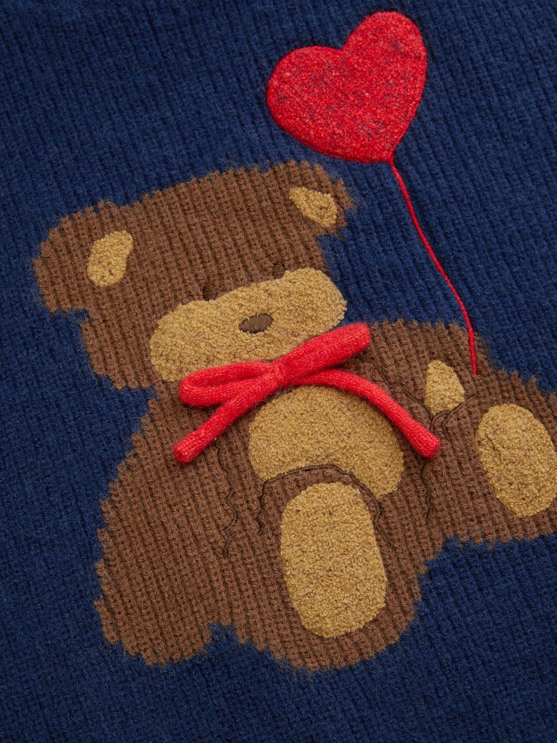 imageCIDER Womens Sweater Vest Knit Sleeveless Pear Cute Graphic Sweater Vest Tank Top Fall OutfitsSolid Navy Blue