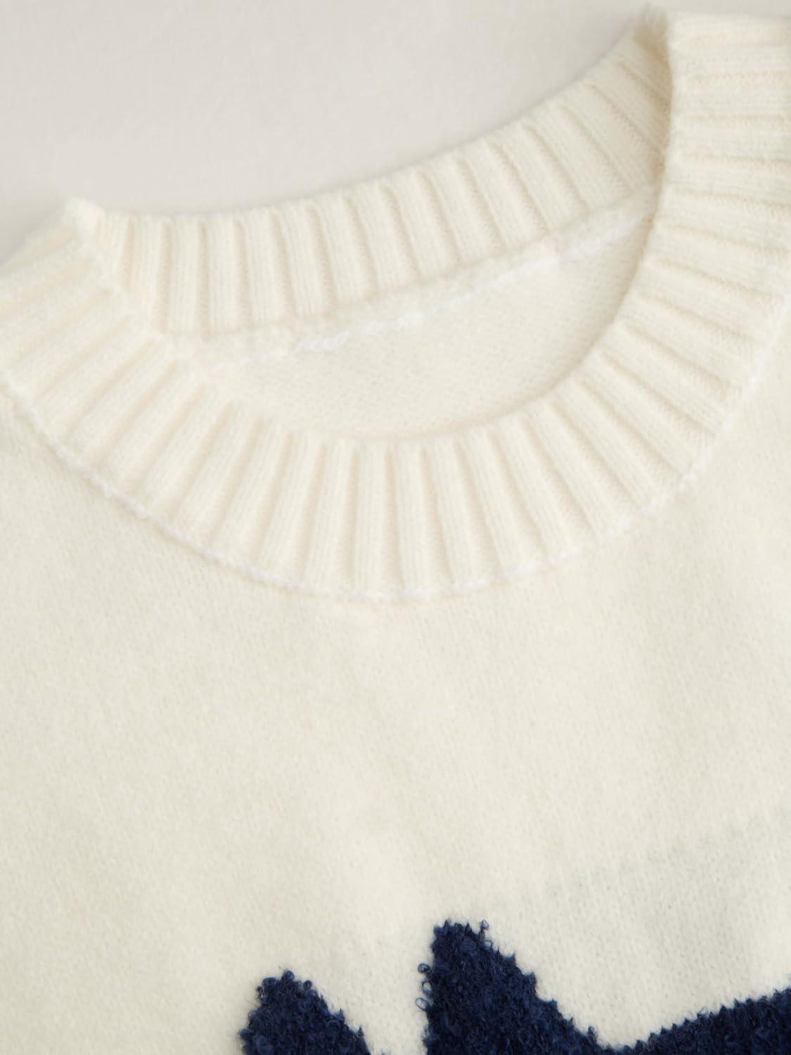 imageCIDER Womens Sweater Vest Knit Sleeveless Pear Cute Graphic Sweater Vest Tank Top Fall OutfitsWhite