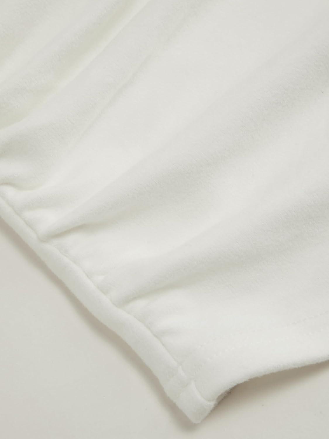 imageCIDER Mock Neck Tops for Women Thermal Shirts Long Sleeve Ruched Going Out Tops Basic Tee Slim Fit Fall TopWhite