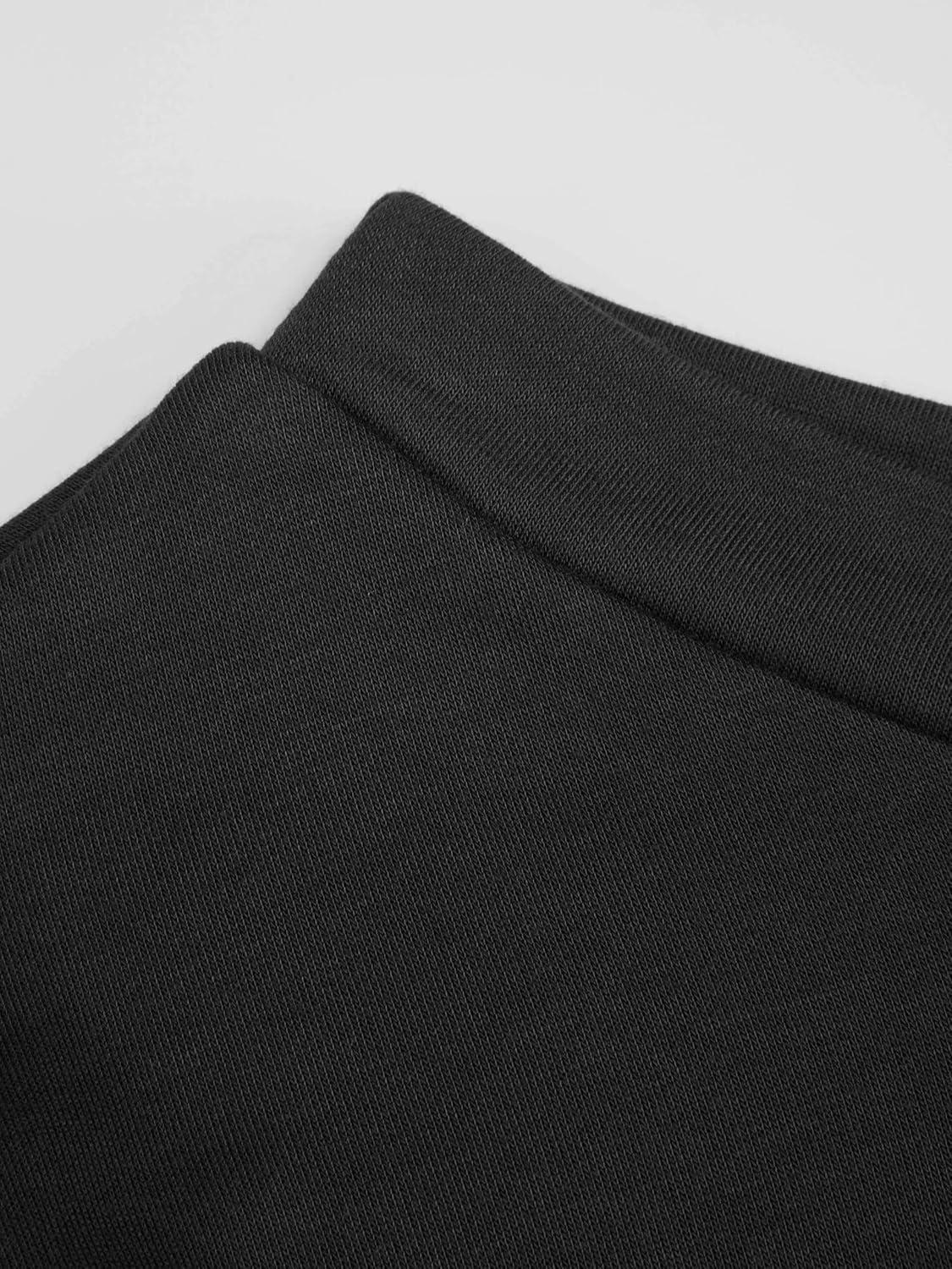 imageCIDER Off Shoulder Sweatshirt for Women Basic Casual Long Sleeve Pullover Fall FashionBlack