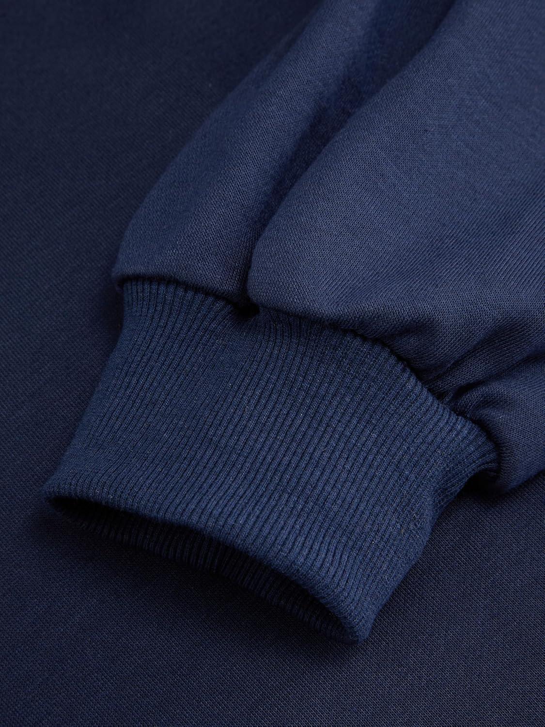 imageCIDER Off Shoulder Sweatshirt for Women Basic Casual Long Sleeve Pullover Fall FashionNavy Blue