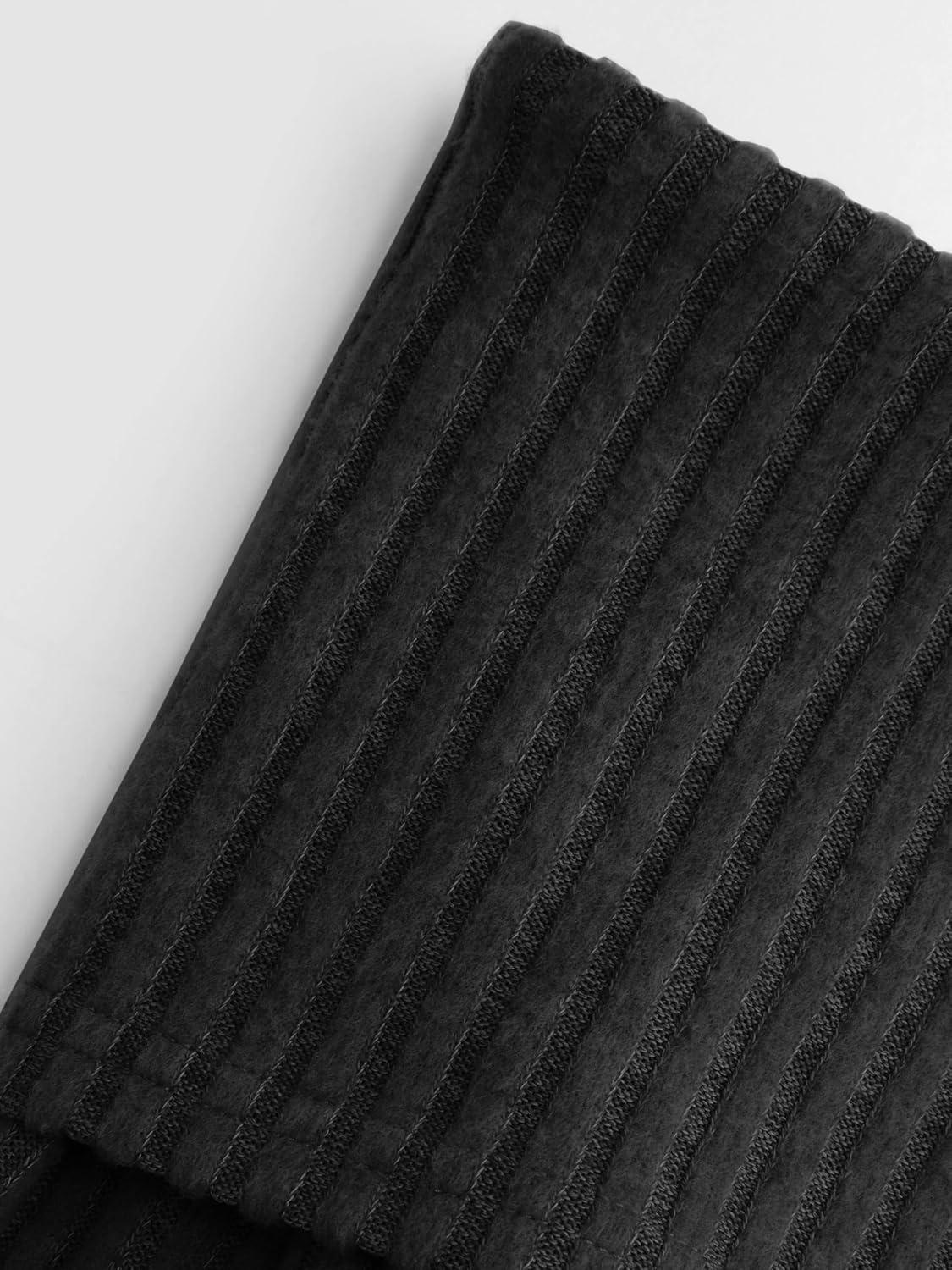 imageCIDER Off The Shoulder Tops for Women Long Sleeve Going Out Y2K Tops Knit Pullover Fall Outfits Trendy 2025Black