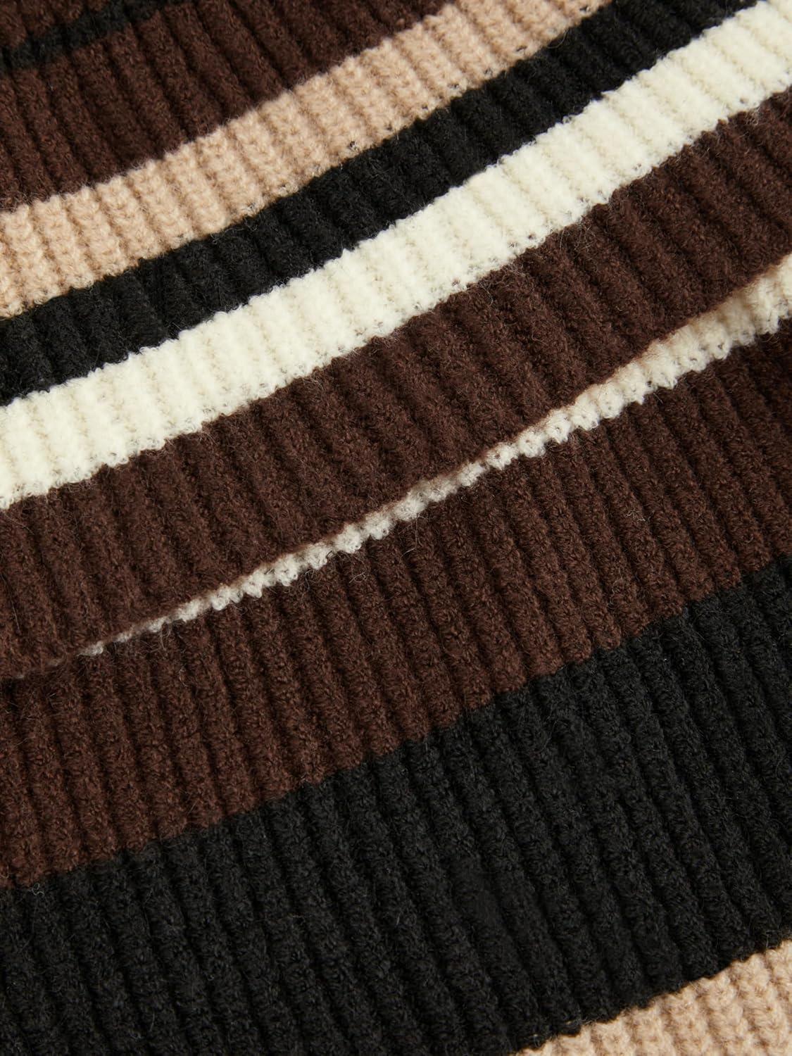 imageCIDER Off The Shoulder Tops for Women Long Sleeve Going Out Y2K Tops Knit Pullover Fall Outfits Trendy 2025Coffee