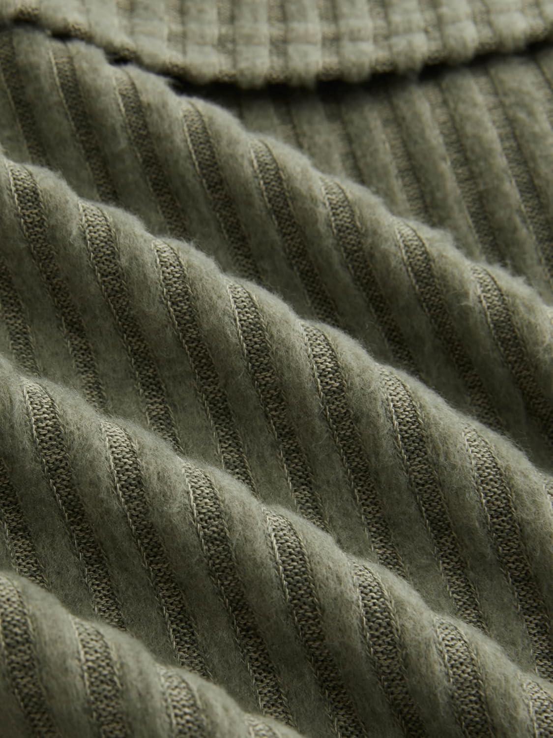 imageCIDER Off The Shoulder Tops for Women Long Sleeve Going Out Y2K Tops Knit Pullover Fall Outfits Trendy 2025Green