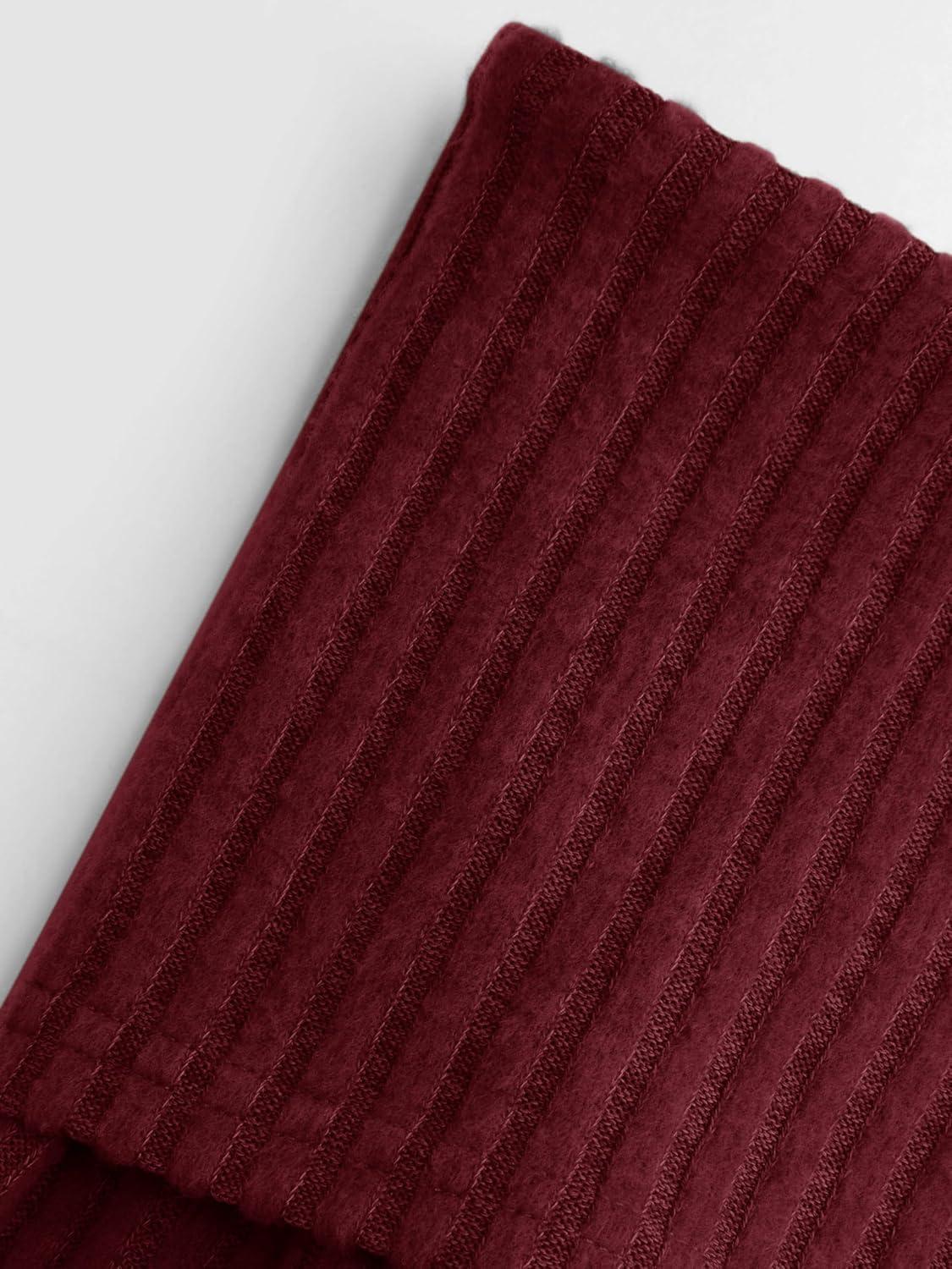 imageCIDER Off The Shoulder Tops for Women Long Sleeve Going Out Y2K Tops Knit Pullover Fall Outfits Trendy 2025Red