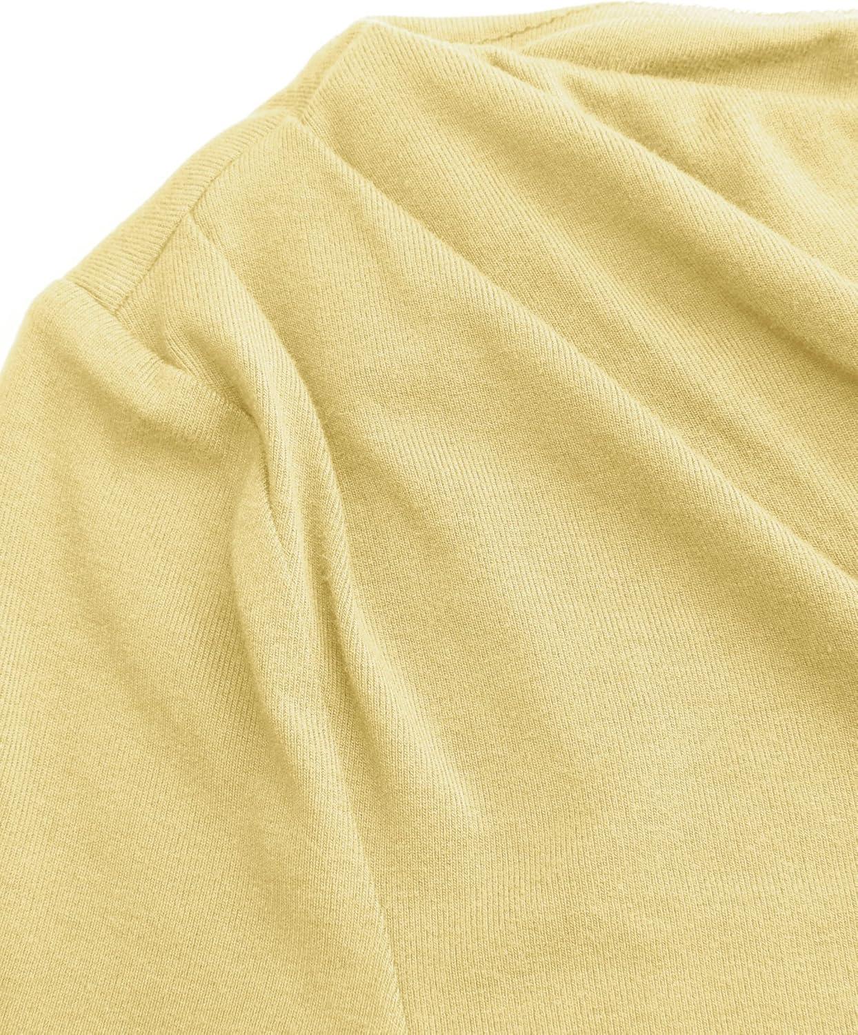 imageCIDER Off The Shoulder Tops for Women Long Sleeve Shirts Asymmetrical Neck Ruched Going Out Tops Y2K Slim Fit Fall TopYellow