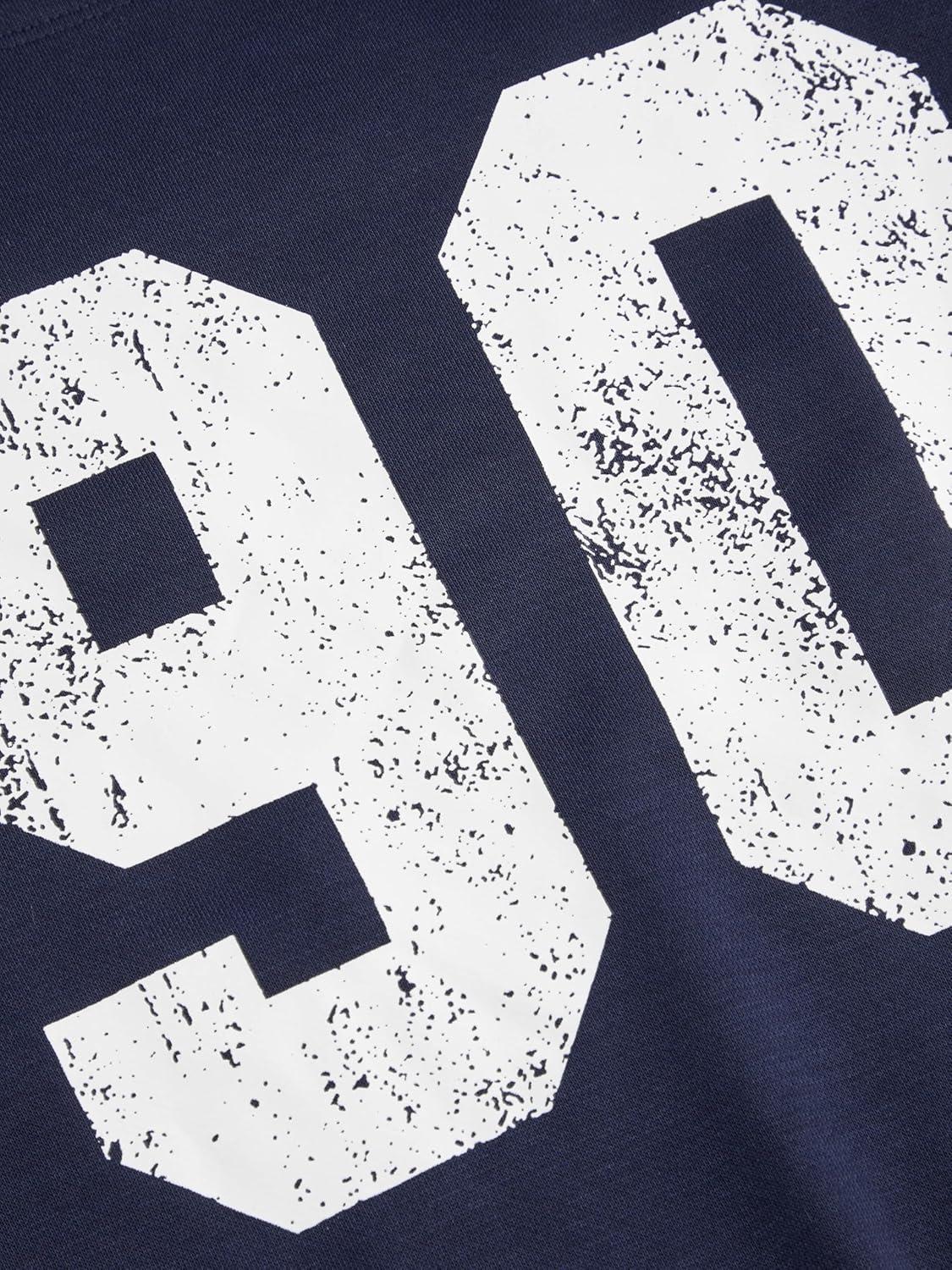 imageCIDER Off the Shoulder Sweatshirt for Women Graphic Sweatshirts Long Sleeve Pullover Tops Casual Fall OutfitsNavy Blue