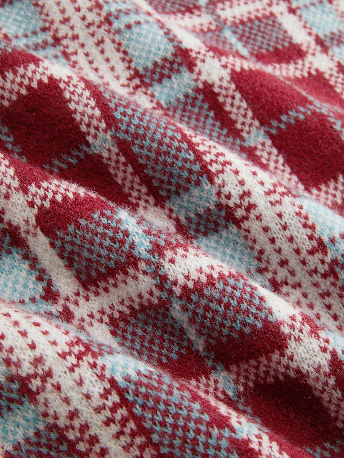 imageCIDER Sweater Vest Women Sleeveless Cropped Sweaters Cute Graphic Tank Tops Old Money Clothes Fall OutfitsFiery Red