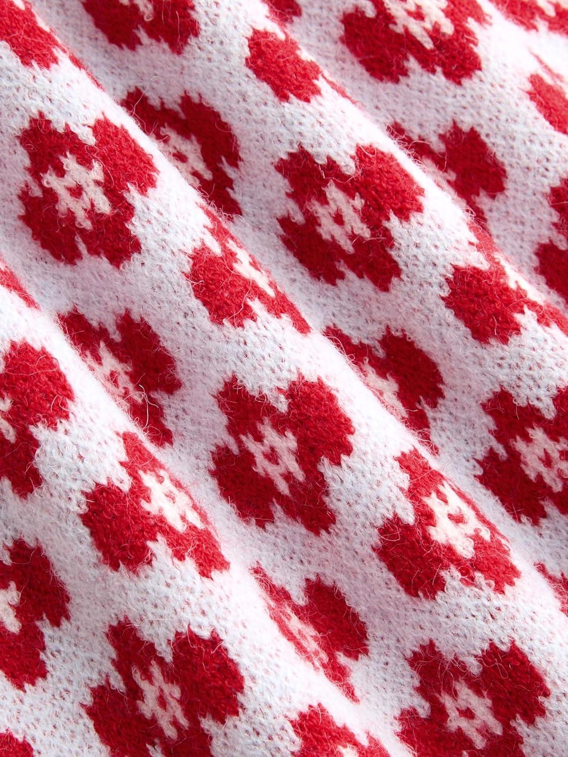 imageCIDER Sweater Vest Women Sleeveless Cropped Sweaters Cute Graphic Tank Tops Old Money Clothes Fall OutfitsRed