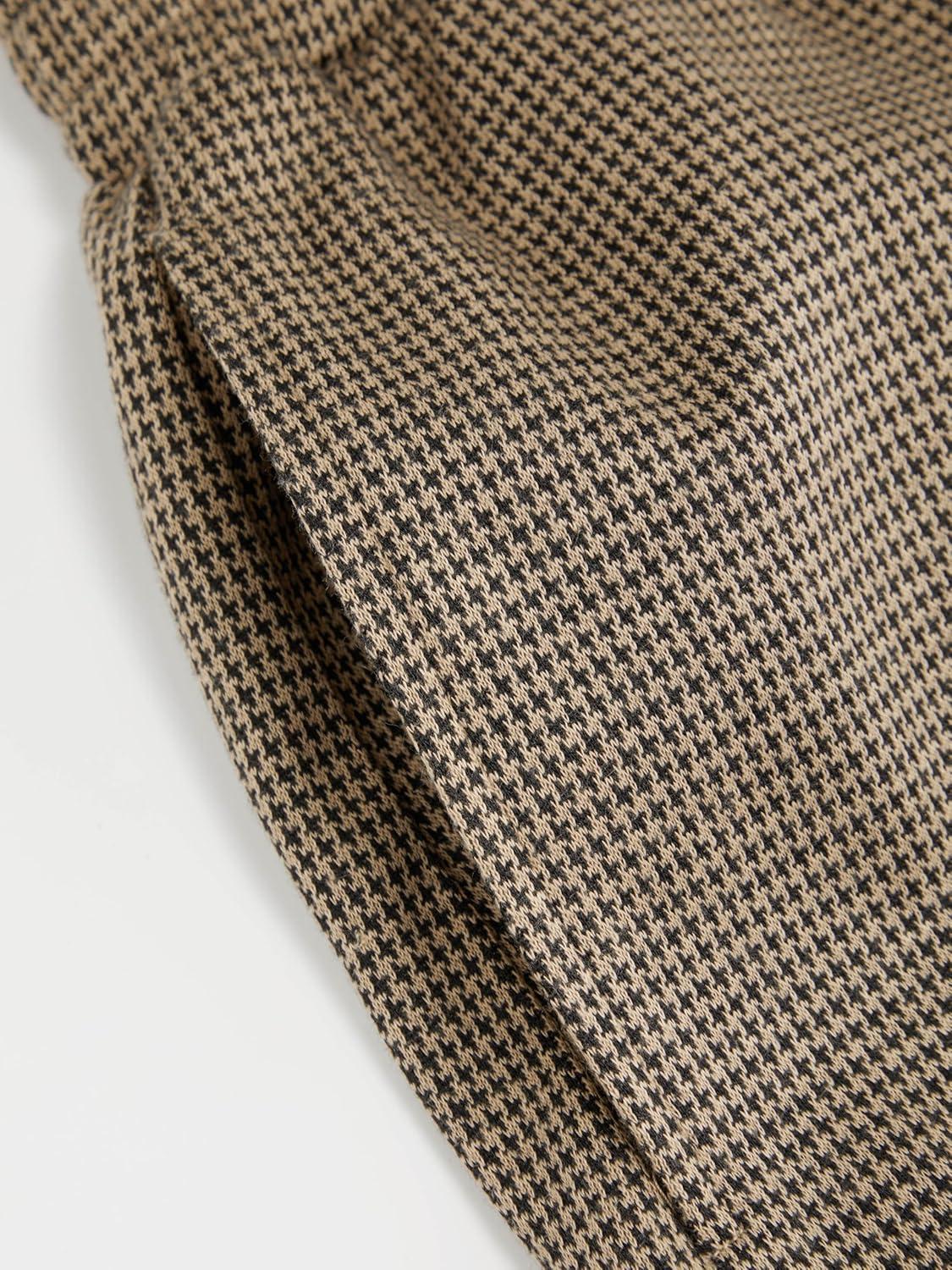 imageCIDER Women Leopard Print Wide Leg Lounge Pants Elastic Waist Casual Trousers 2025 Fall with PocketsKhaki