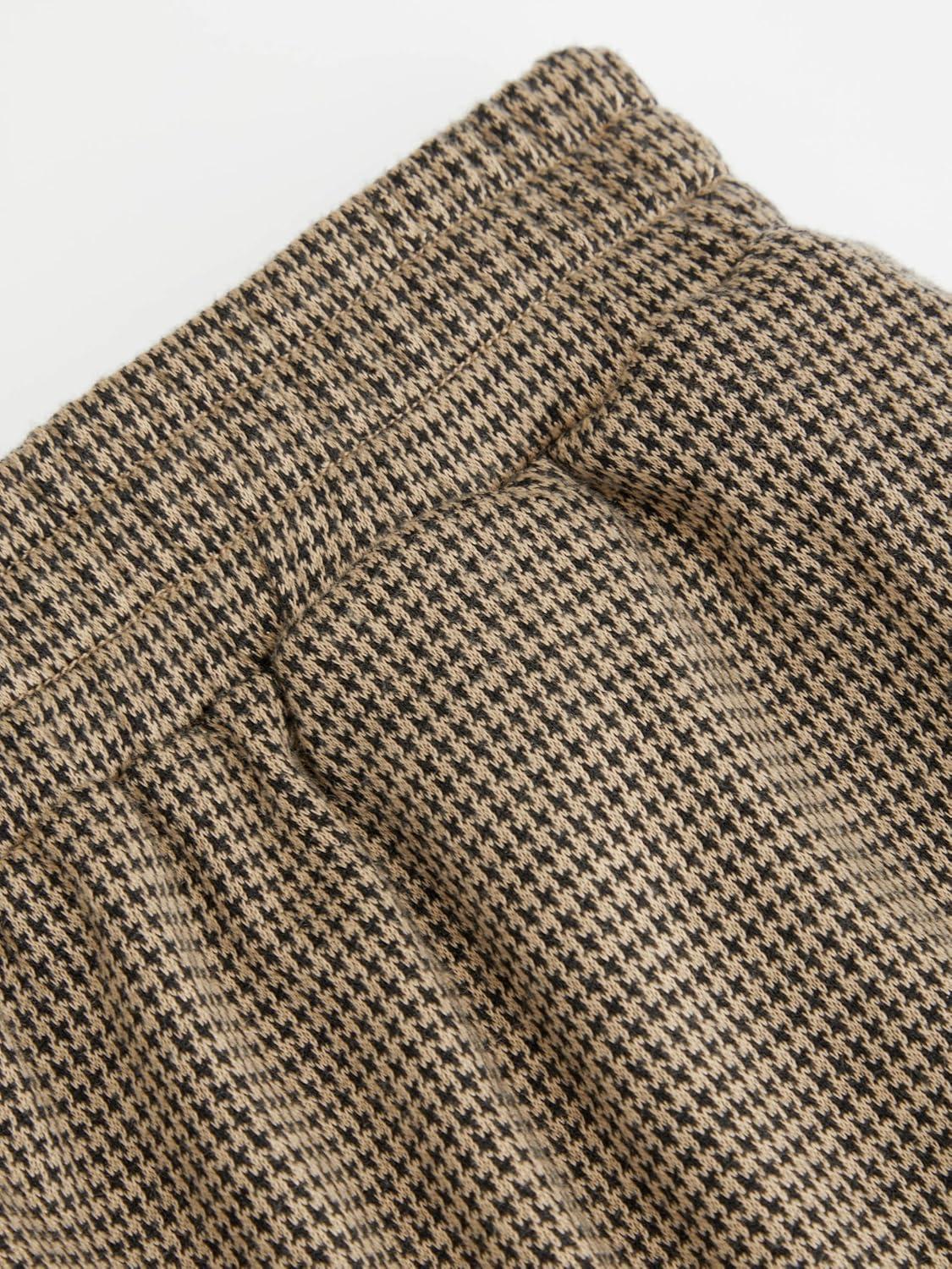 imageCIDER Women Leopard Print Wide Leg Lounge Pants Elastic Waist Casual Trousers 2025 Fall with PocketsKhaki