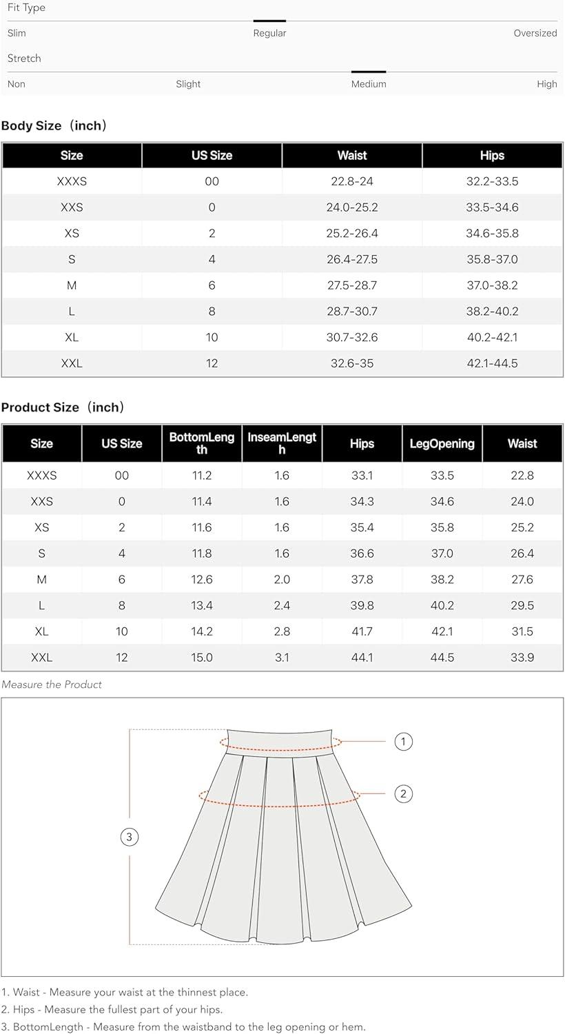 imageCIDER Womens Gingham Skirts High Waisted Split Hem Mini SkirtBlue