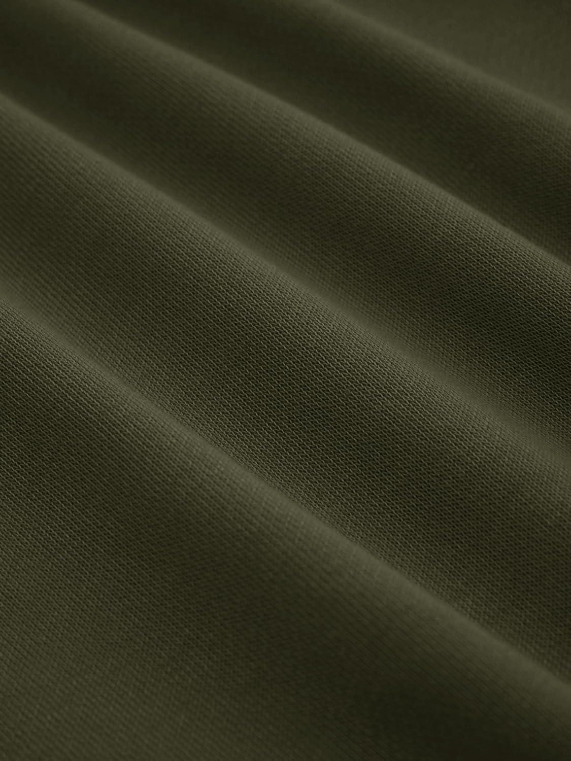 imageCIDER Womens Wide Leg Sweatpants Baggy Drawstring High Waisted Joggers Lounge Sweat Pants with Pockets 2025 FallDark Green