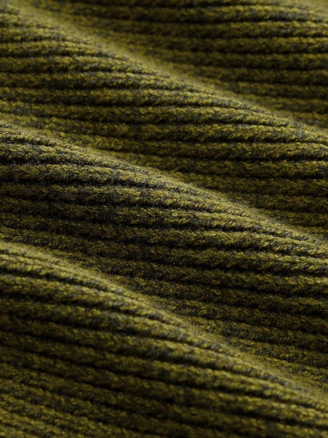 imageCIDER Zipper Cardigan Sweaters for Women Trendy Stand Collar Rivet Cardigans Split Long Sleeve Fall WinterOlive Green