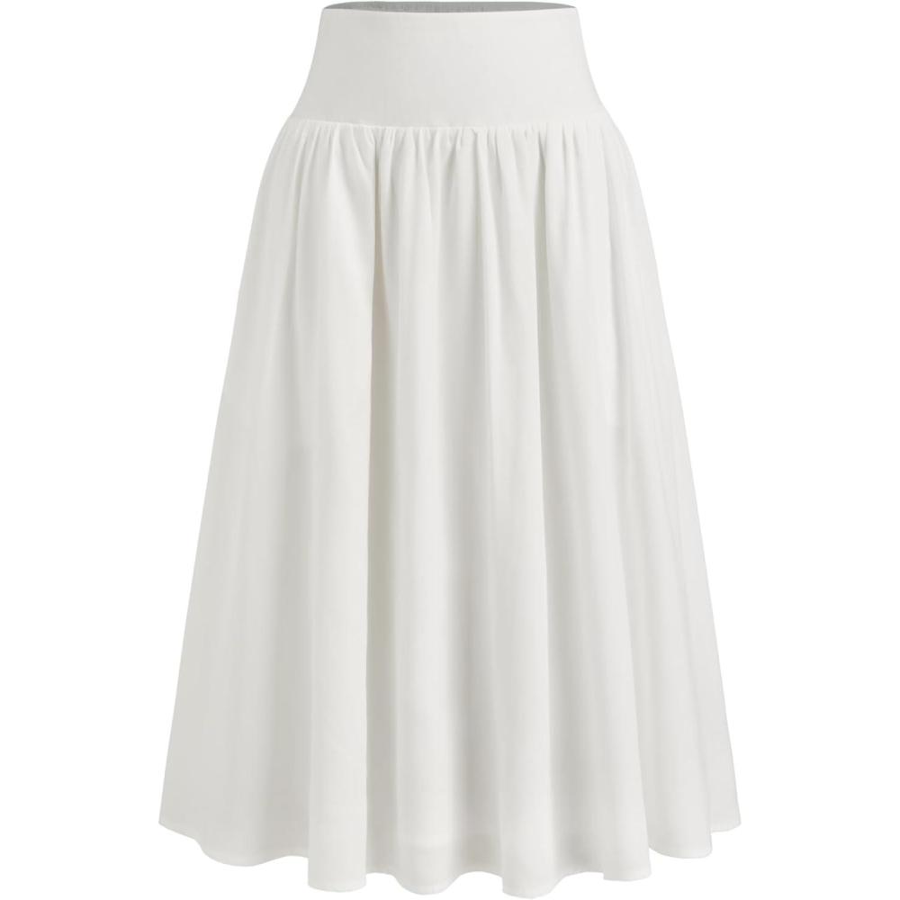 imageCIDER High Waist SkirtWhite